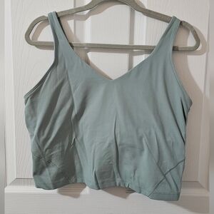 lululemon athletica Green Crop Top
